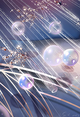 雨丝帘单体步骤图