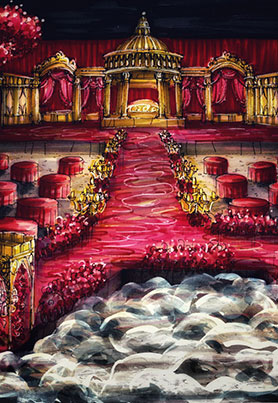 红色婚礼步骤图