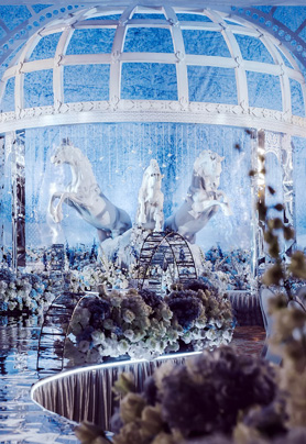 冰川里的白龙马