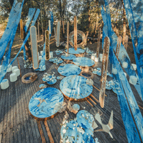 真实婚礼 | 婚礼设计师给好友设计婚礼，选在了得天独厚的林间场地