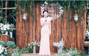 林欣婚礼主持现场