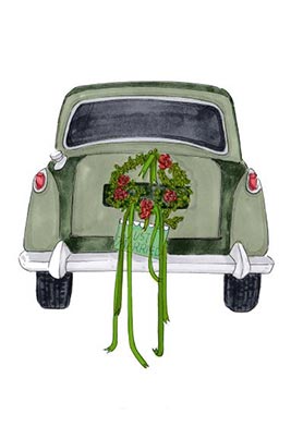 纸面手绘单色搭配步骤