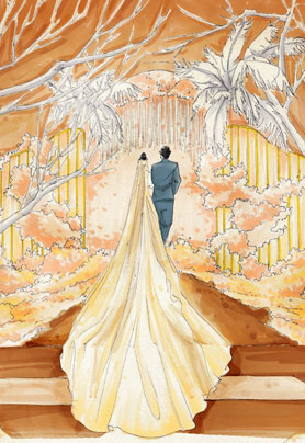 韩式浪漫婚礼步骤