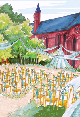 户外场景上色步骤