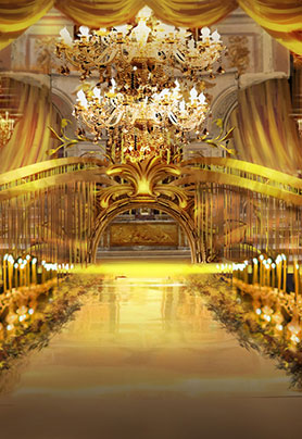  新金色手绘婚礼