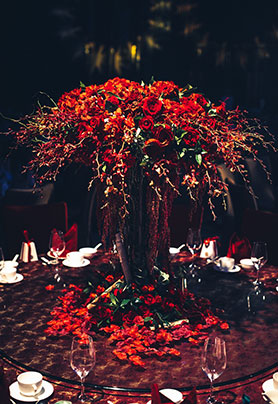 圆桌婚礼布置441