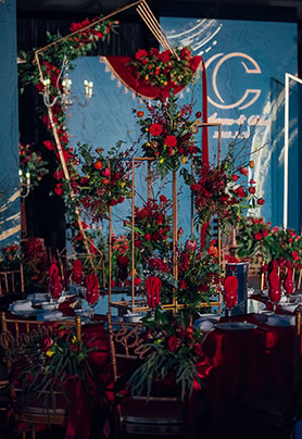 圆桌婚礼布置476