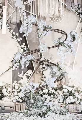 圆桌婚礼布置494