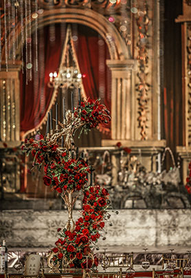 圆桌婚礼布置515