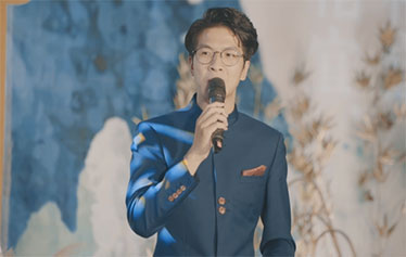 李睿新中式山水禅境婚礼主持