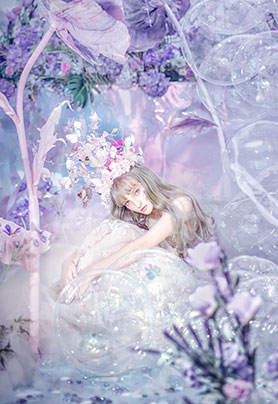 水月镜花，浅草画蝶