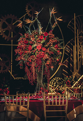 圆桌婚礼布置534