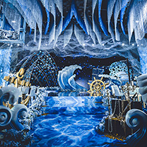 海洋风婚礼只能墨守成规？要不来点加勒比海盗元素试试？