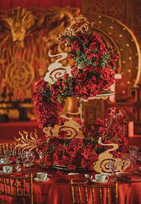 圆桌婚礼布置539