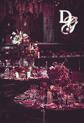 圆桌婚礼布置540