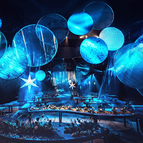 【宴会设计趋势发布】大事婚礼《夜蓝 Yeah!blue》——古老传统信仰和科技奇观的碰撞与融合