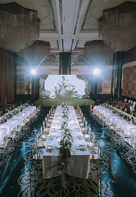 长桌婚礼布置300