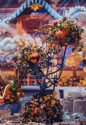 圆桌婚礼布置545