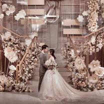 真实婚礼 | 完美主义的强迫症团队,耗时72小时在4000㎡的展馆,做了一场2000人的婚礼