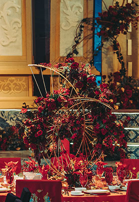 圆桌婚礼布置555