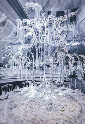 圆桌婚礼布置566