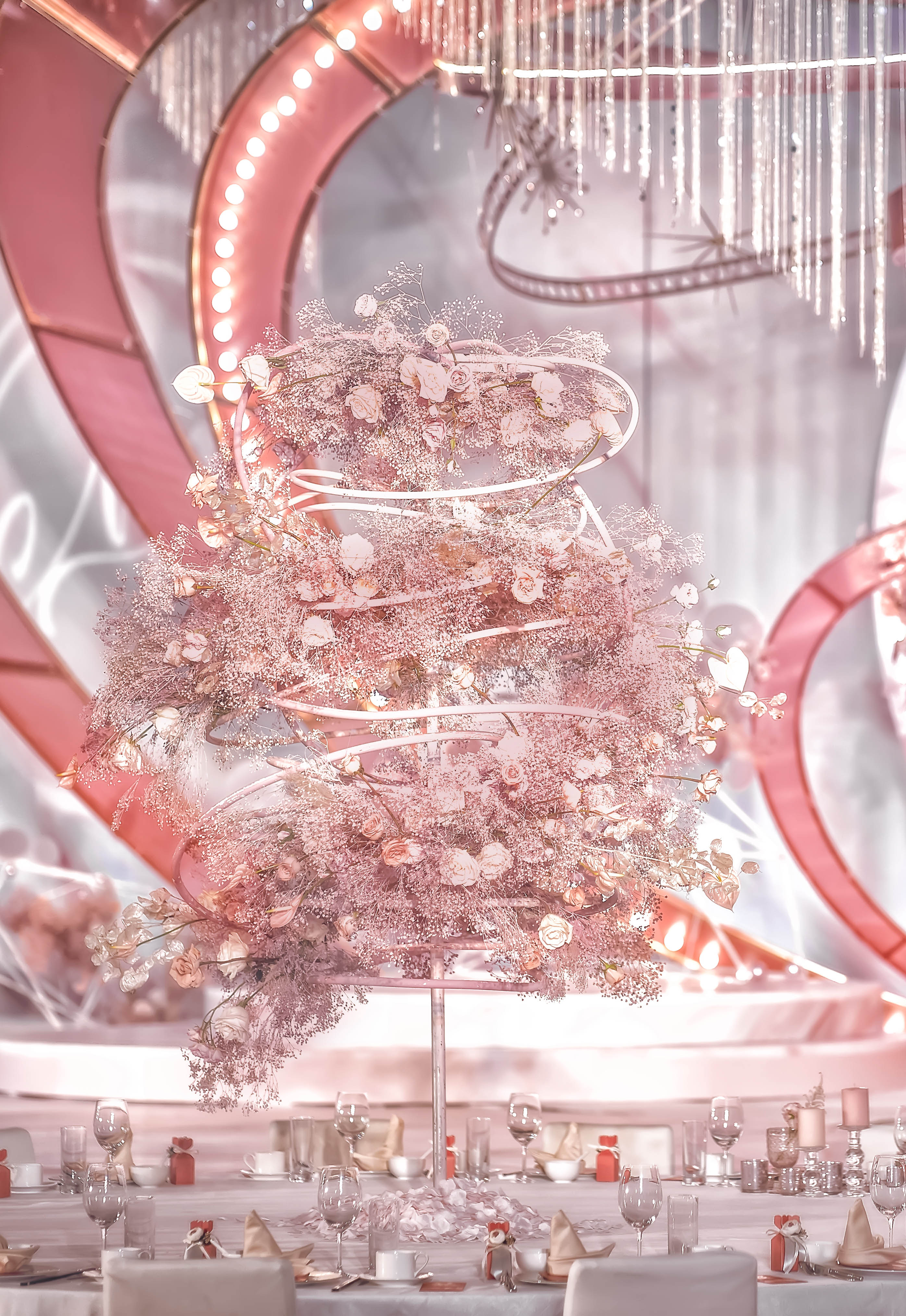 圆桌婚礼布置569