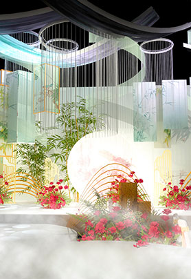 学员作品《竹林疏影》