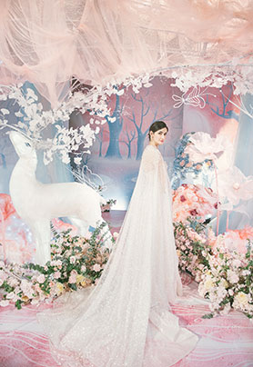 最IN 珊瑚色主题婚礼