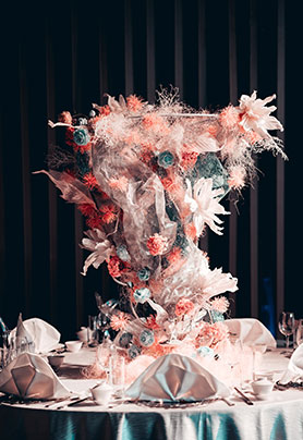 圆桌婚礼布置573