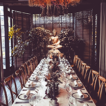 为蔡依林做过造型的时尚博主,选择的暗黑系婚礼是这样的