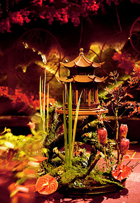 圆桌婚礼布置575