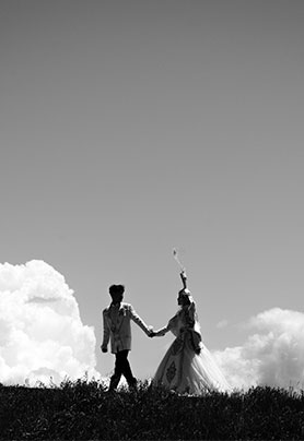  一场在城市中的草原婚礼 