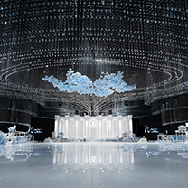 真实婚礼 | 她在宴会空间中打造出「空中歌剧院」惊艳了世界