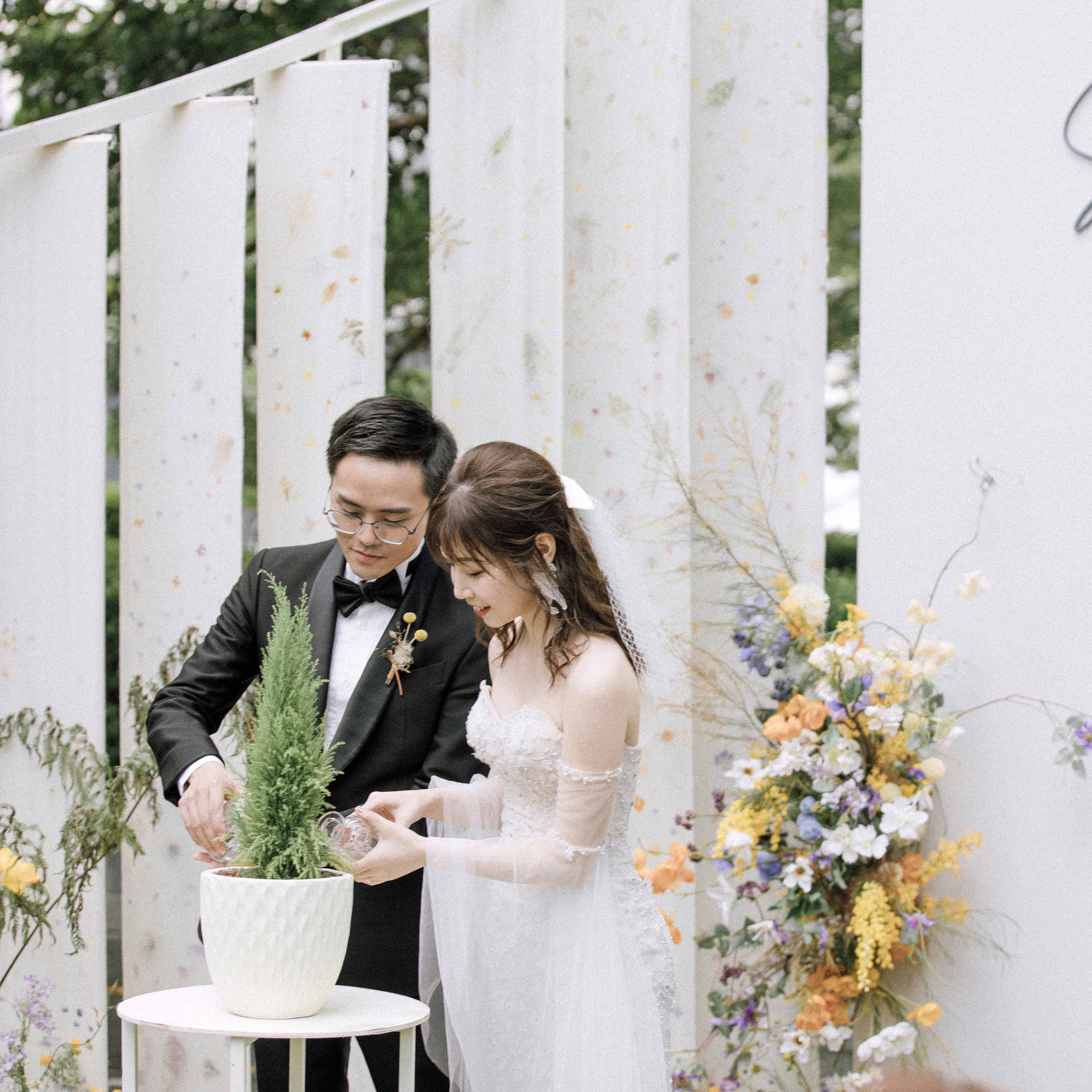 真实婚礼丨以花草之名,向全世界说爱你