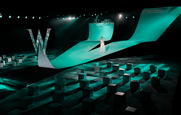 2021ALL LOVE致吾爱盛典宴会设计发布《WE》直播现场