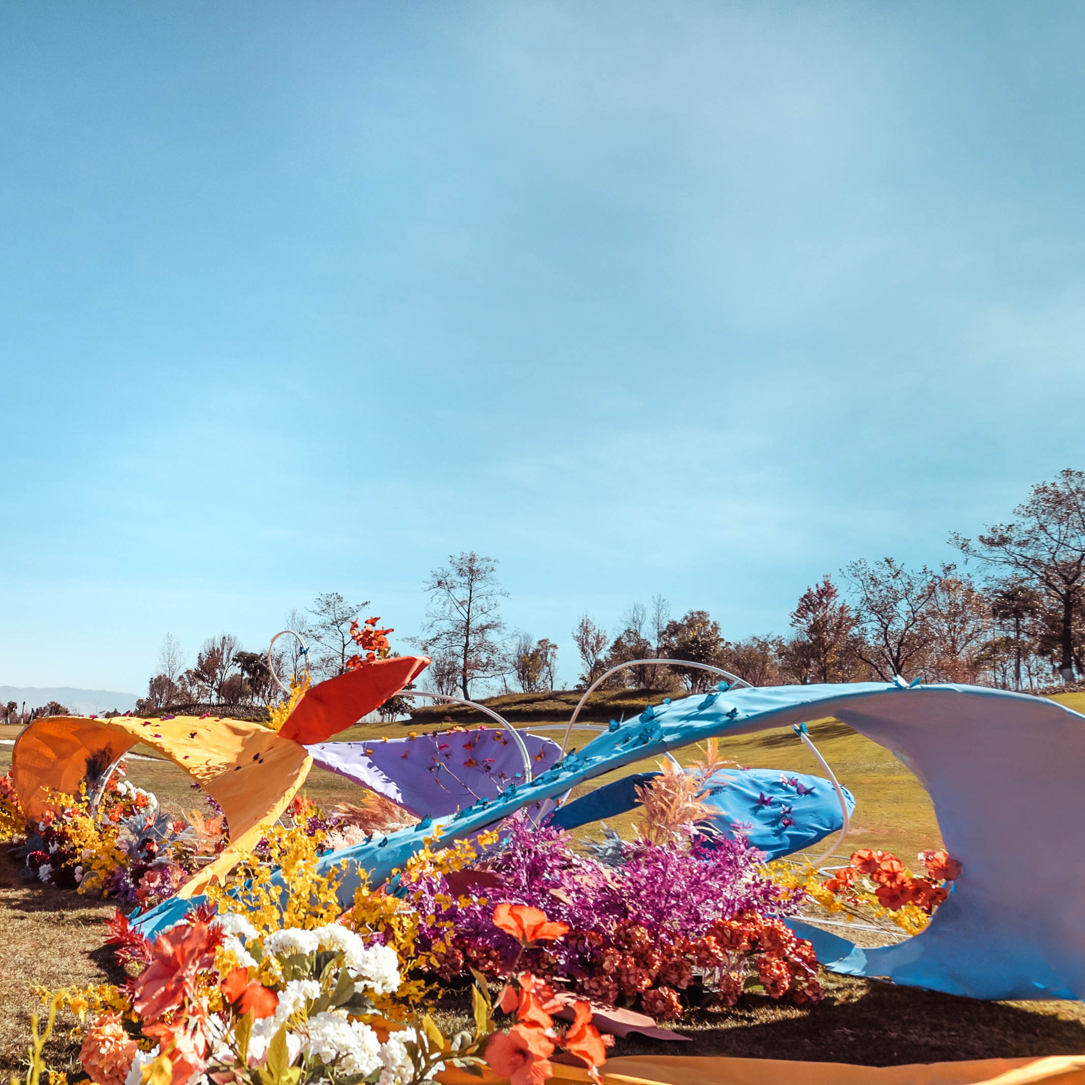 2019婚礼风尚年度颁奖典礼·云南目的地仪式区设计展 |「起舞弄清影」何似在人间