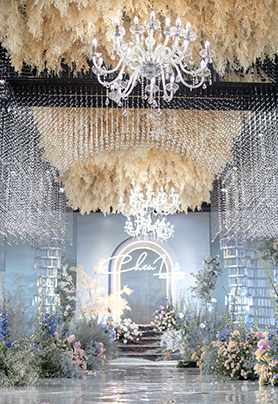 天青色水晶婚礼