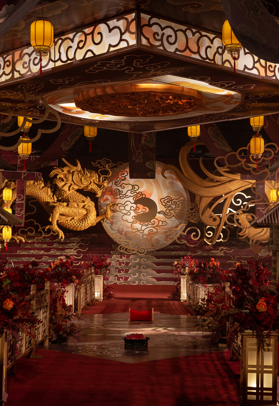 飞龙腾空 丹凤和鸣