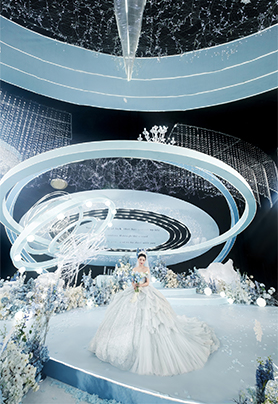 冰雪世界的一束光