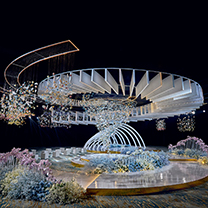 2019亚洲婚礼风尚盛典·宴会设计发布丨《境》：化繁为简，一切归零，在虚实相生中留下无限遐想