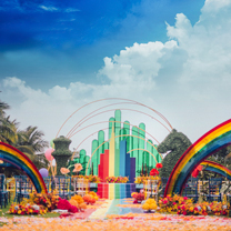 这家婚礼酒店把彩虹带给每一对新人！