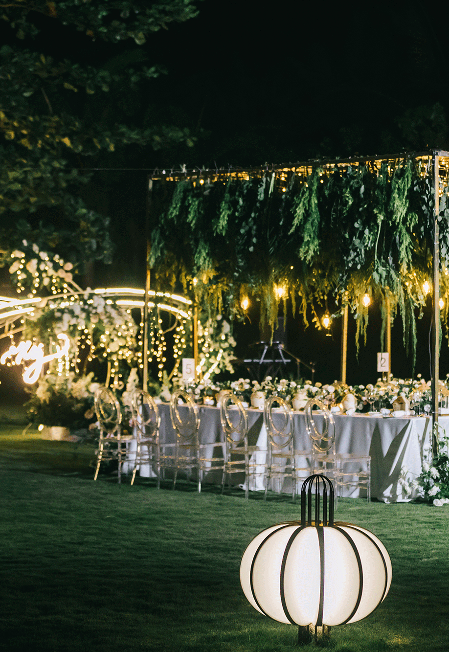 长桌婚礼布置355