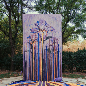 千团毛线组成的婚礼 | 现场是一幅油画！