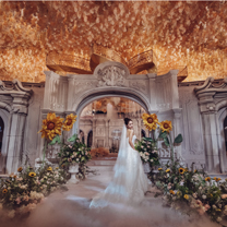 将梵高艺术融入婚礼设计,美的很高级!