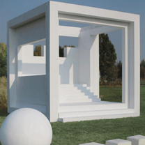 真实婚礼 | 艺术感草坪婚礼 | 几何结构背后的极致浪漫!