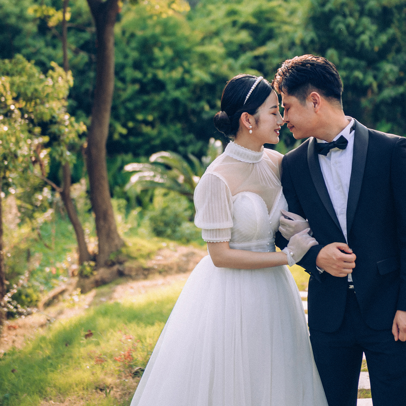 真实婚礼 | 用清新的白绿色,打造一场温柔岁月的双向奔赴