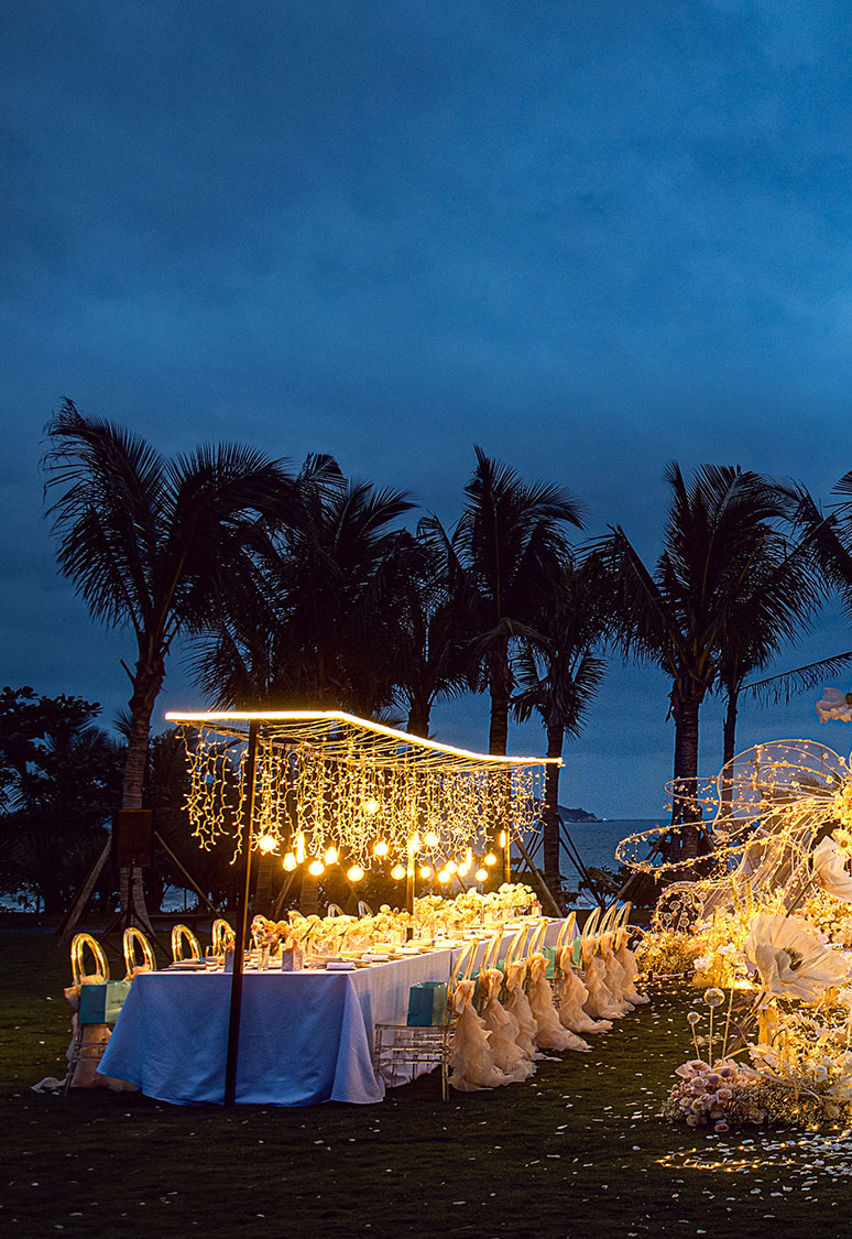 长桌婚礼布置346