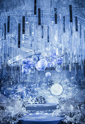 梦幻蓝色星河婚礼