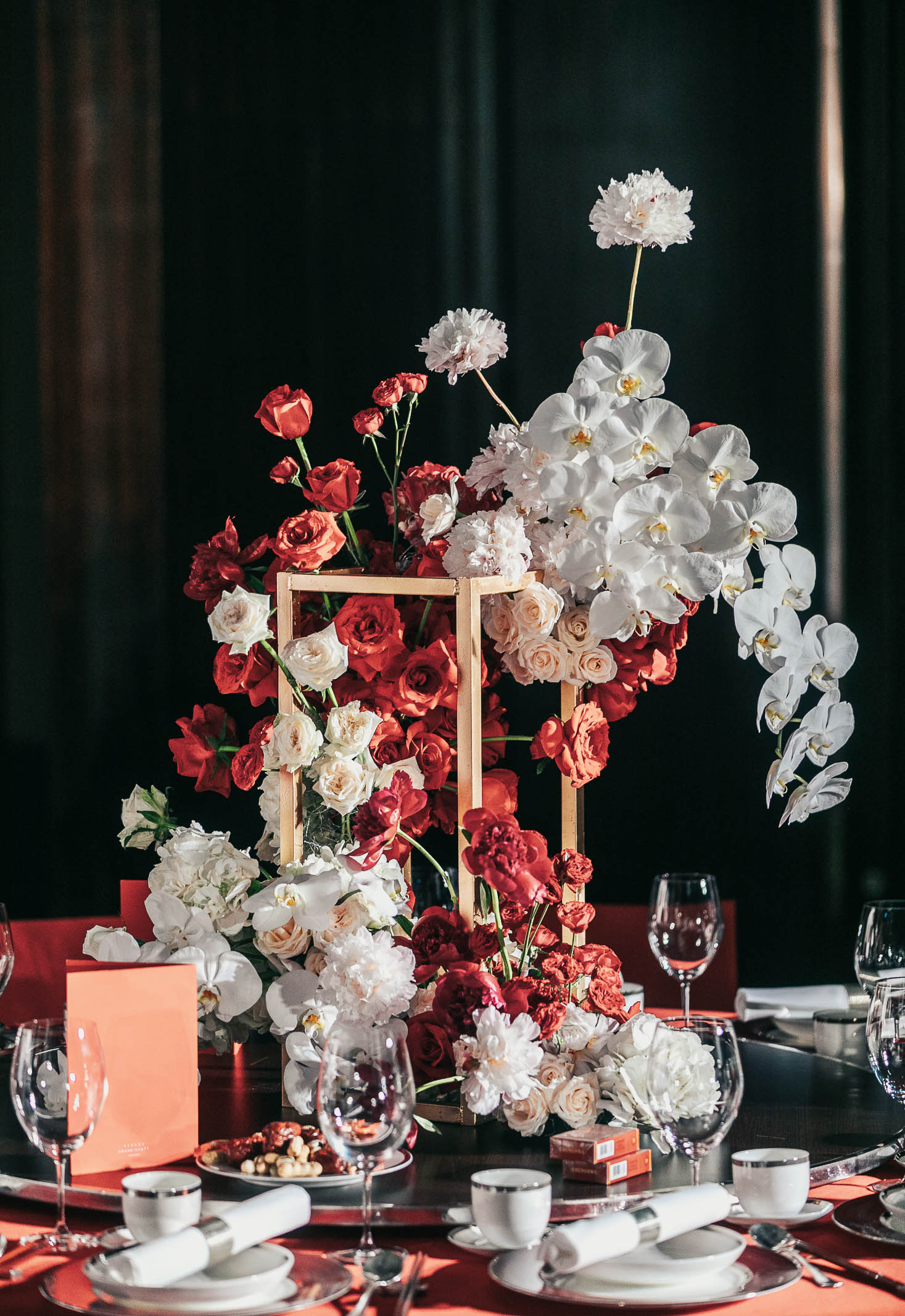 圆桌婚礼布置578