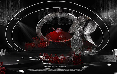 红色秀场风婚礼